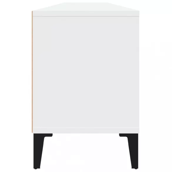 fehér szerelt fa TV-szekrény 150 x 30 x 44,5 cm
