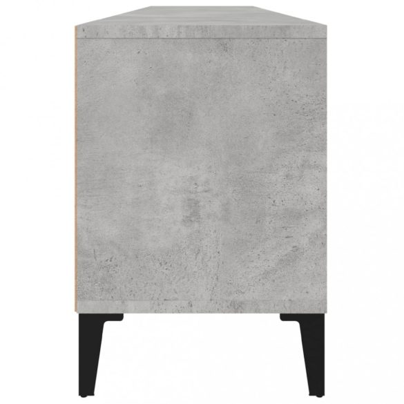 betonszürke szerelt fa TV-szekrény 150x30x44,5 cm