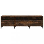 füstös tölgy színű szerelt fa TV-szekrény 150 x 30 x 44,5 cm