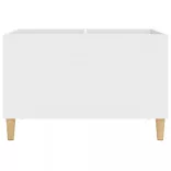 fehér szerelt fa hanglemezszekrény 74,5x38x48 cm