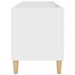 fehér szerelt fa hanglemezszekrény 74,5x38x48 cm