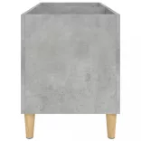 betonszürke szerelt fa hanglemezszekrény 74,5x38x48 cm