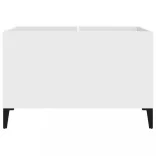 fehér szerelt fa hanglemezszekrény 74,5x38x48 cm