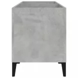 betonszürke szerelt fa hanglemezszekrény 74,5x38x48 cm