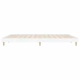 fehér szerelt fa ágykeret 120 x 200 cm