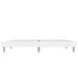 fehér szerelt fa ágykeret 135 x 190 cm