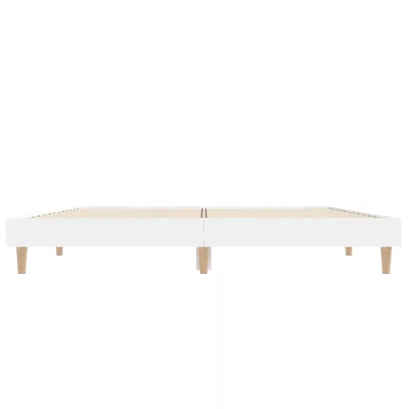 fehér szerelt fa ágykeret 135 x 190 cm