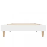 fehér szerelt fa ágykeret 75 x 190 cm