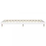 fehér szerelt fa ágykeret 75 x 190 cm