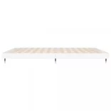 fehér szerelt fa ágykeret 200 x 200 cm