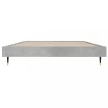 betonszürke szerelt fa ágykeret 100 x 200 cm