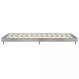 betonszürke szerelt fa ágykeret 100 x 200 cm