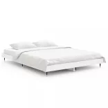 fehér szerelt fa ágykeret 140x190 cm