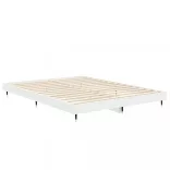 fehér szerelt fa ágykeret 140x190 cm