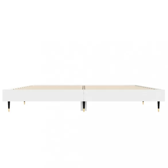 fehér szerelt fa ágykeret 140x190 cm