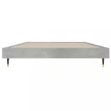 betonszürke szerelt fa ágykeret 90 x 190 cm