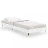 fehér szerelt fa ágykeret 75 x 190 cm