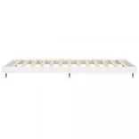 fehér szerelt fa ágykeret 75 x 190 cm