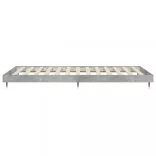 betonszürke szerelt fa ágykeret 75 x 190 cm