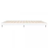 fehér szerelt fa ágykeret 120 x 200 cm