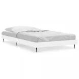 fehér szerelt fa ágykeret 90 x 200 cm