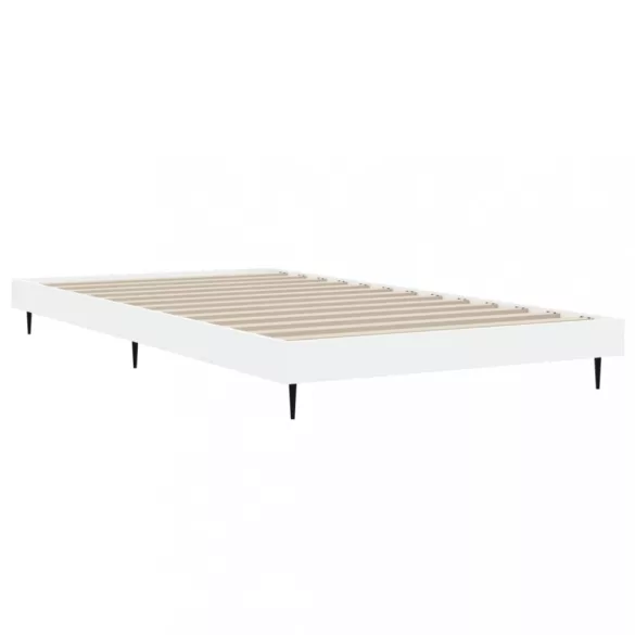 fehér szerelt fa ágykeret 90 x 200 cm