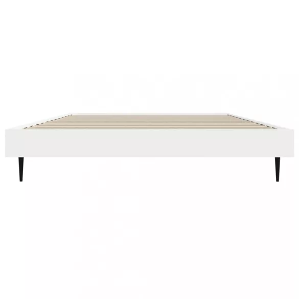 fehér szerelt fa ágykeret 90 x 200 cm