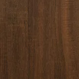 barna tölgy színű szerelt fa ágykeret matrac nélkül 90x200 cm