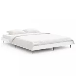 fehér szerelt fa ágykeret 135 x 190 cm