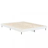 fehér szerelt fa ágykeret 135 x 190 cm