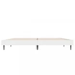 fehér szerelt fa ágykeret 135 x 190 cm