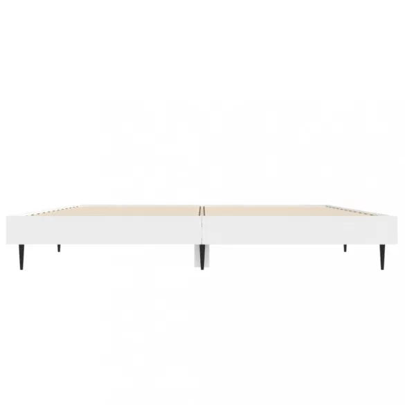 fehér szerelt fa ágykeret 135 x 190 cm