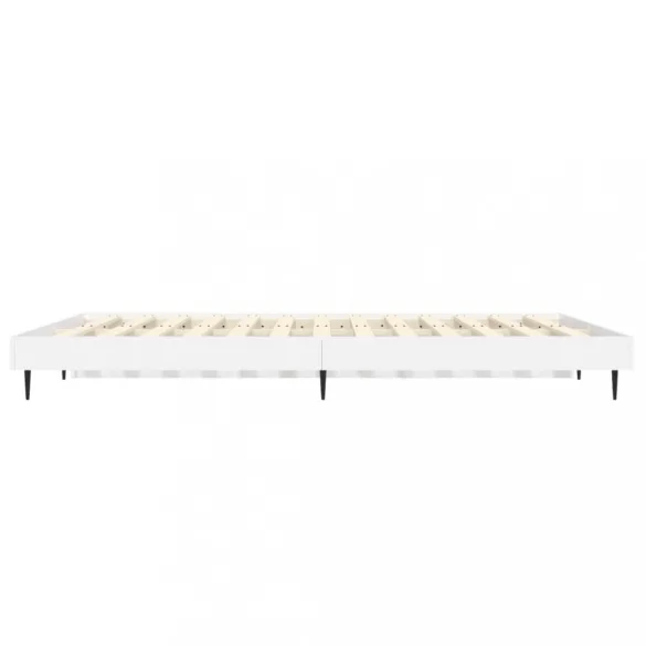 fehér szerelt fa ágykeret 135 x 190 cm