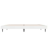 fehér szerelt fa ágykeret 120 x 190 cm