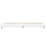 fehér szerelt fa ágykeret 120 x 190 cm