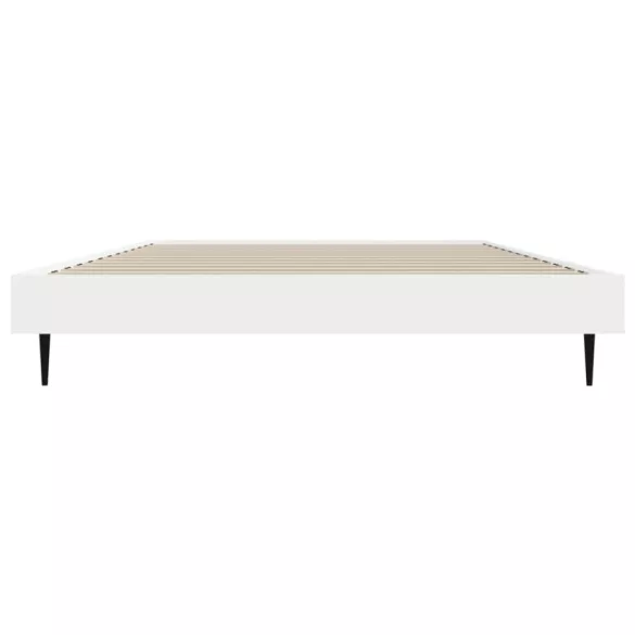 fehér szerelt fa ágykeret 90 x 190 cm