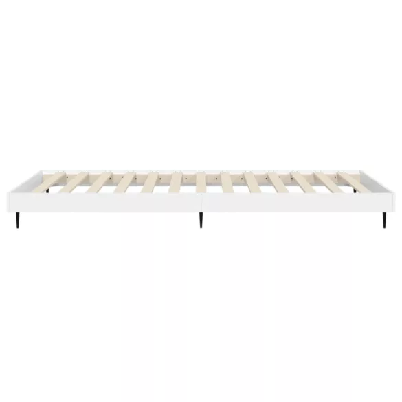 fehér szerelt fa ágykeret 90 x 190 cm