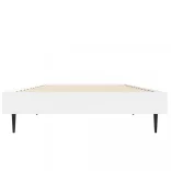 fehér szerelt fa ágykeret 75 x 190 cm