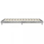 betonszürke szerelt fa ágykeret 75 x 190 cm