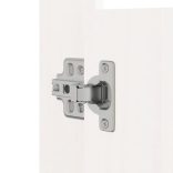 2 db fehér tömör fenyőfa MEPPEL kültéri konyhaszekrény ajtó 50x9x82 cm