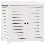 fehér tömör fenyőfa ültetőasztal polccal 82,5 x 50 x 86,5 cm