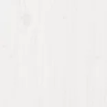 fehér tömör fenyőfa ültetőasztal polccal 82,5 x 50 x 86,5 cm