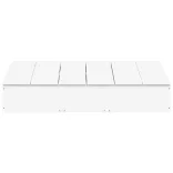 fehér tömör fenyőfa homokozó fedővel 111 x 111 x 19,5 cm