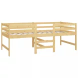 tömör fenyőfa ágy matrac nélkül 90 x 200 cm