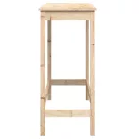 tömör fenyőfa bárasztal 100 x 50 x 110 cm