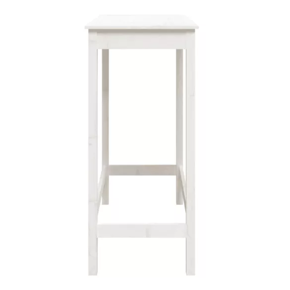 fehér tömör fenyőfa bárasztal 100 x 50 x 110 cm