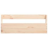 2 db tömör fenyőfa fali cipőtartó 59 x 9 x 23 cm