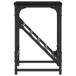 fekete szerelt fa cipőtartó 60x30x45 cm