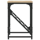 sonoma tölgy színű szerelt fa cipőtartó 60x30x45 cm