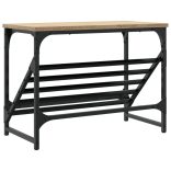 sonoma tölgy színű szerelt fa cipőtartó 60x30x45 cm